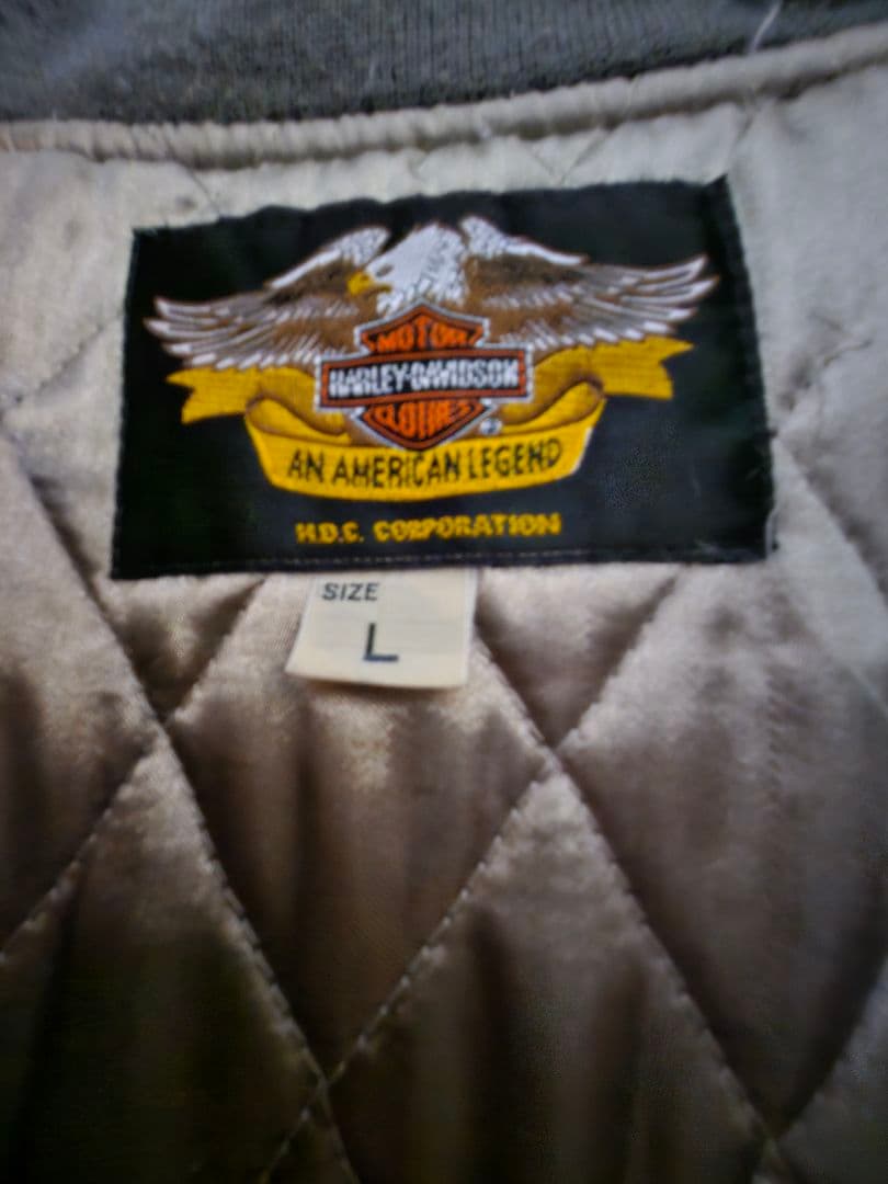 HARLEY-DAVIDSON ボンバージャケット グレー