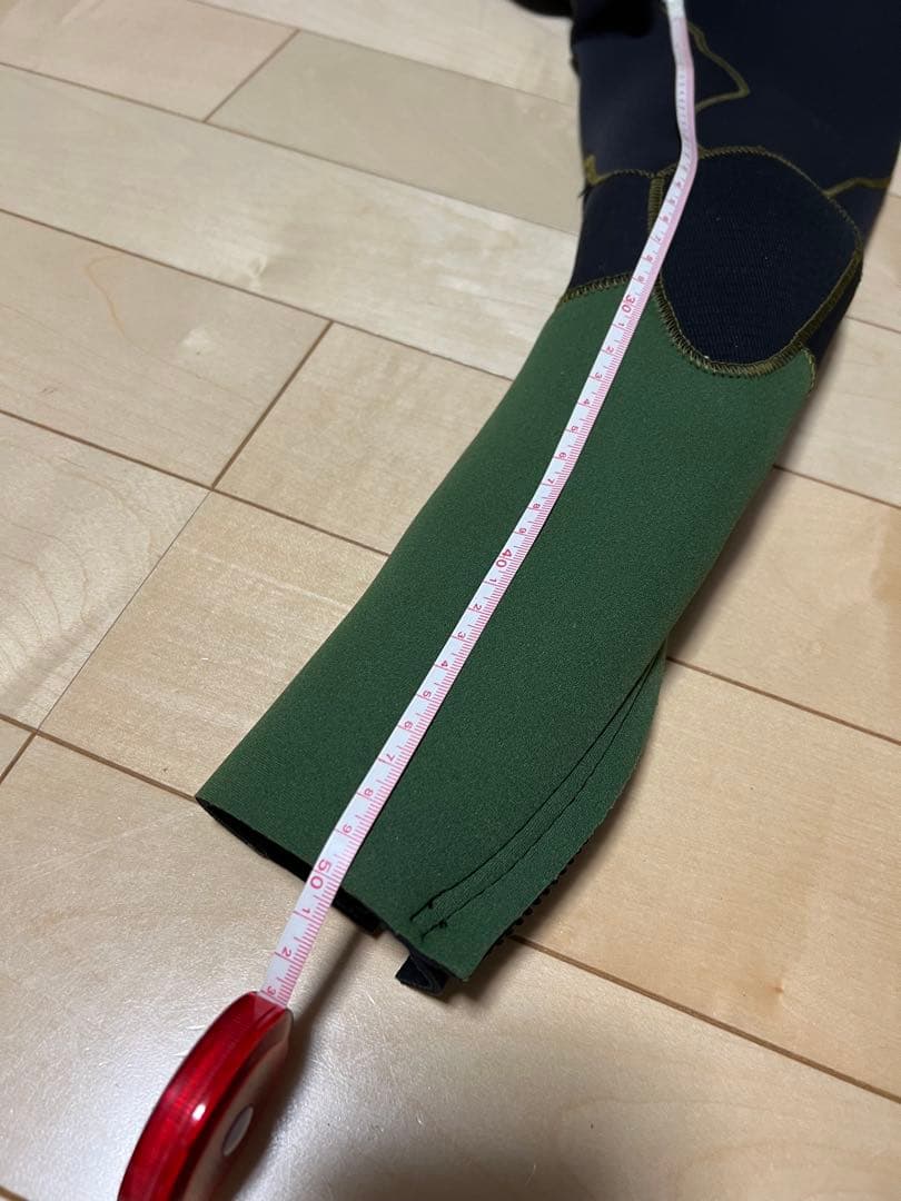 The Rlm rubber キッズ　3mmフルスーツ グレー/赤/緑