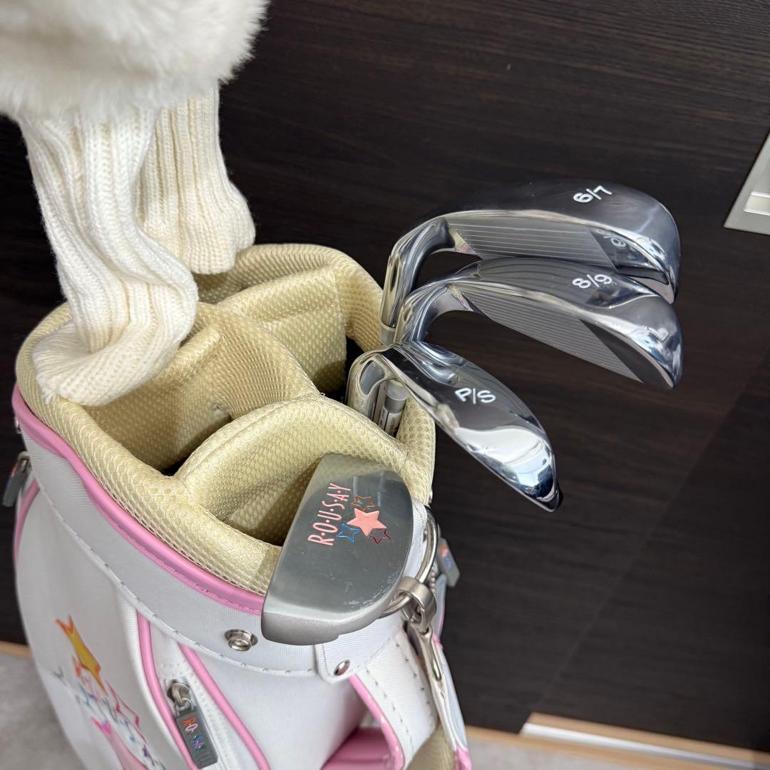 【未使用あり】ROUSAY レディス 初心者 クラブセット　キャディバッグ付き