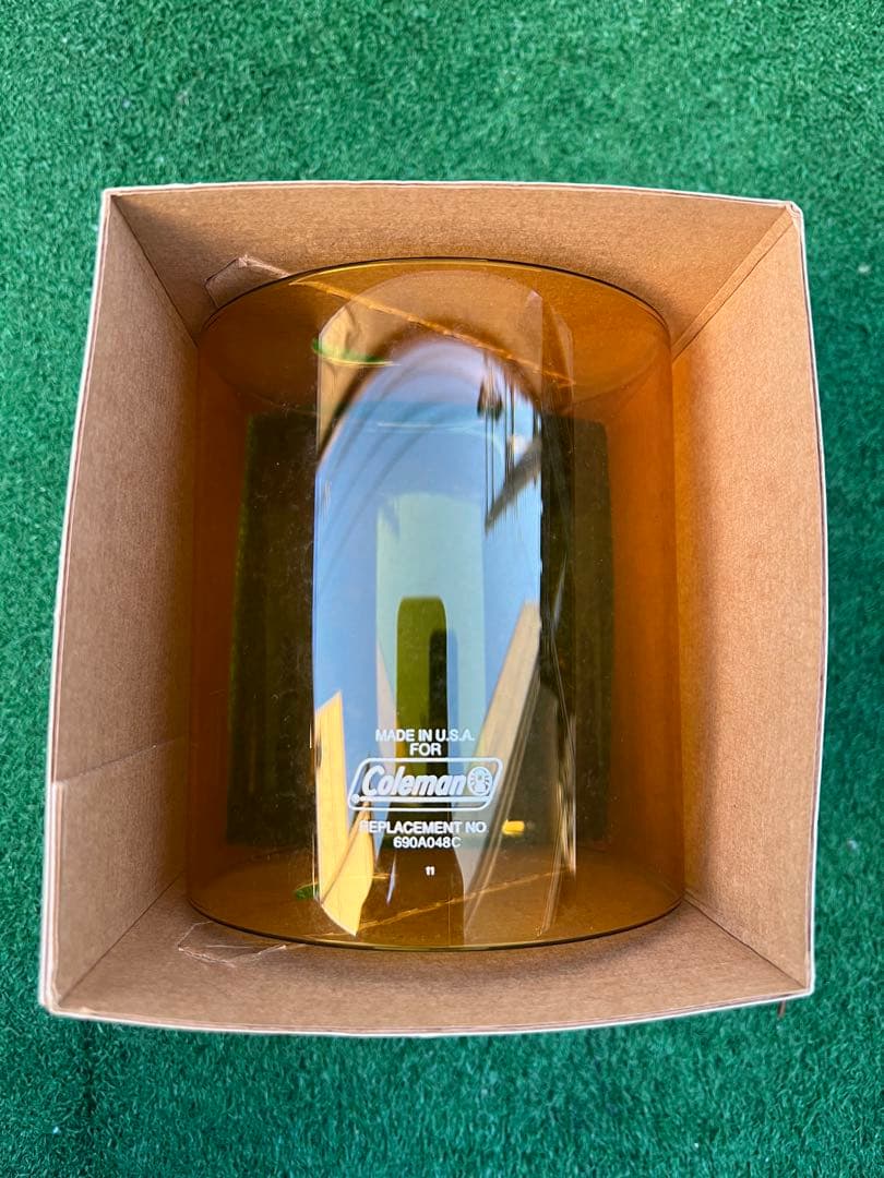 coleman コールマン ランタン220等用 グローブ イエロー 未使用品