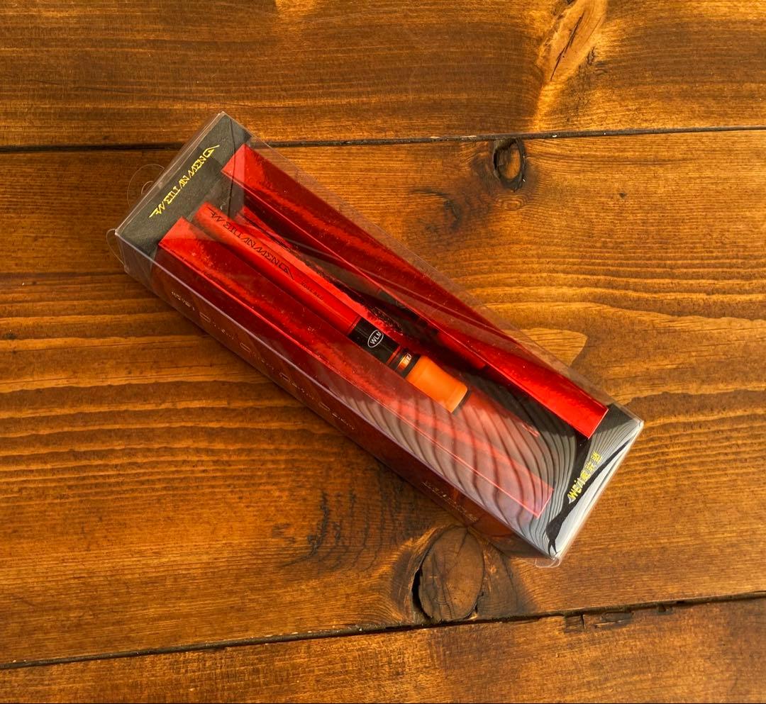 小物釣り竿　タナゴ竿　レッド×オレンジ　2.1M 超軽量　カーボンロッド　渓流