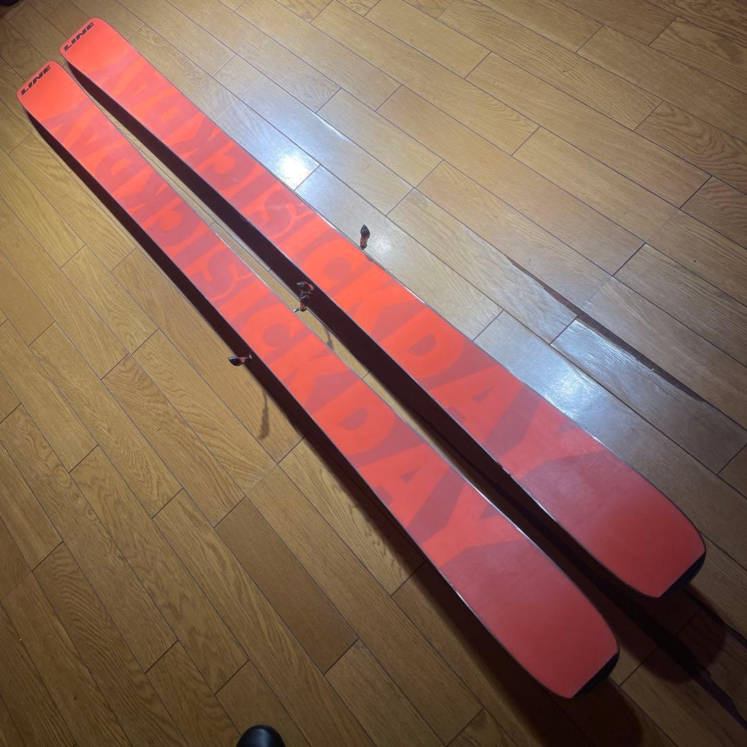 名機LINEラインSICKDAY186cm金具セット　フリーライド