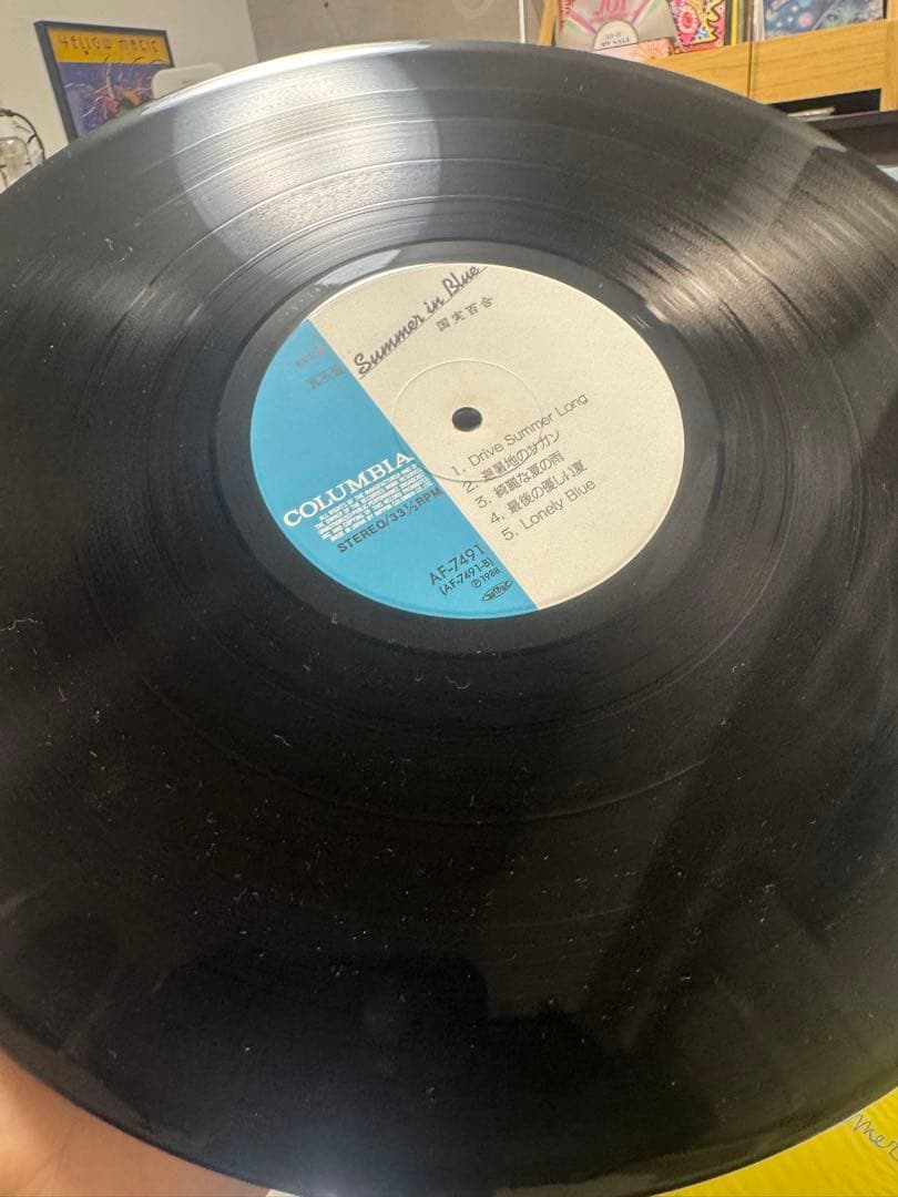 激レア　サイン入り見本盤　国実百合　林哲司　citypop レコード　LP