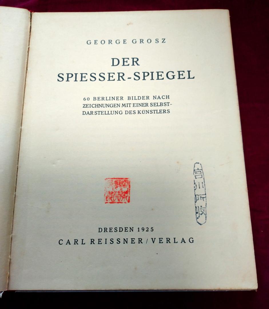 【中古書籍】Der Spiesser-Spiegel(素描)ドイツ語