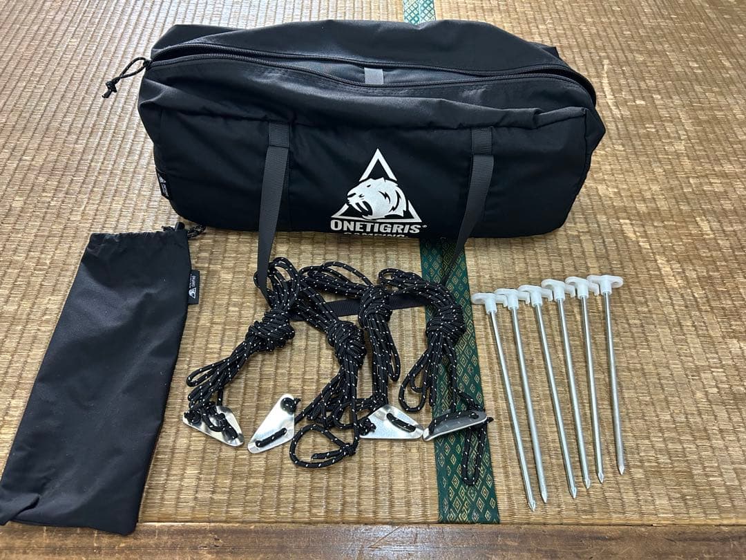 OneTigris テント前幕 SOLO STEAD黒TCテントに対応