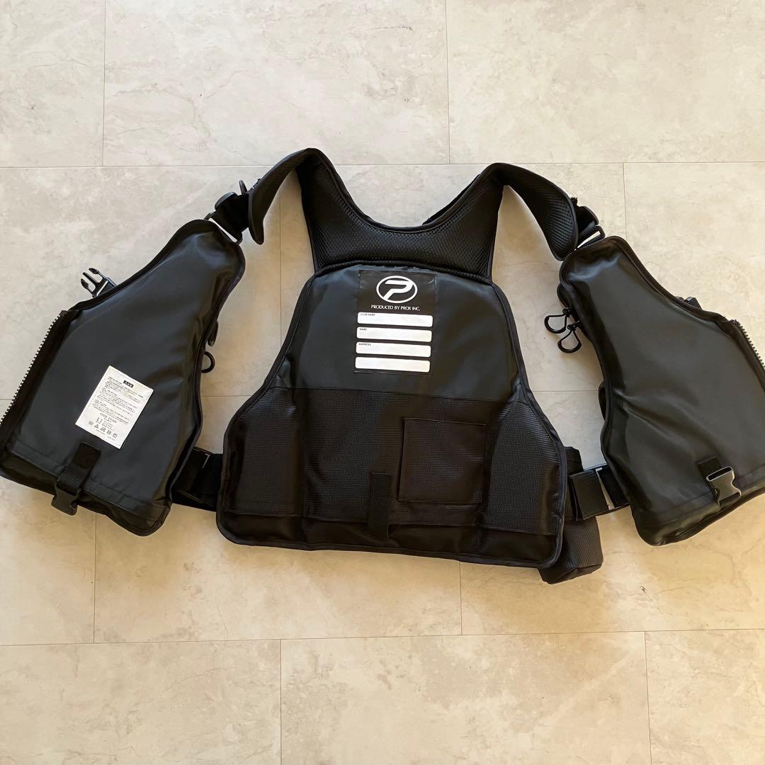 新品未使用　PROX フィッシングベスト ブラック　ゲームベスト　釣り