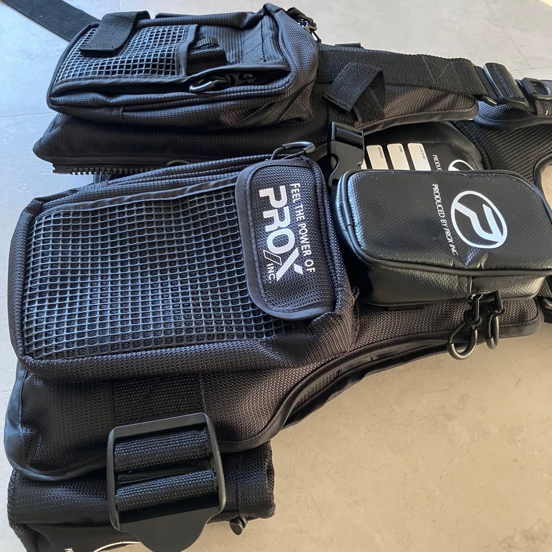 新品未使用　PROX フィッシングベスト ブラック　ゲームベスト　釣り