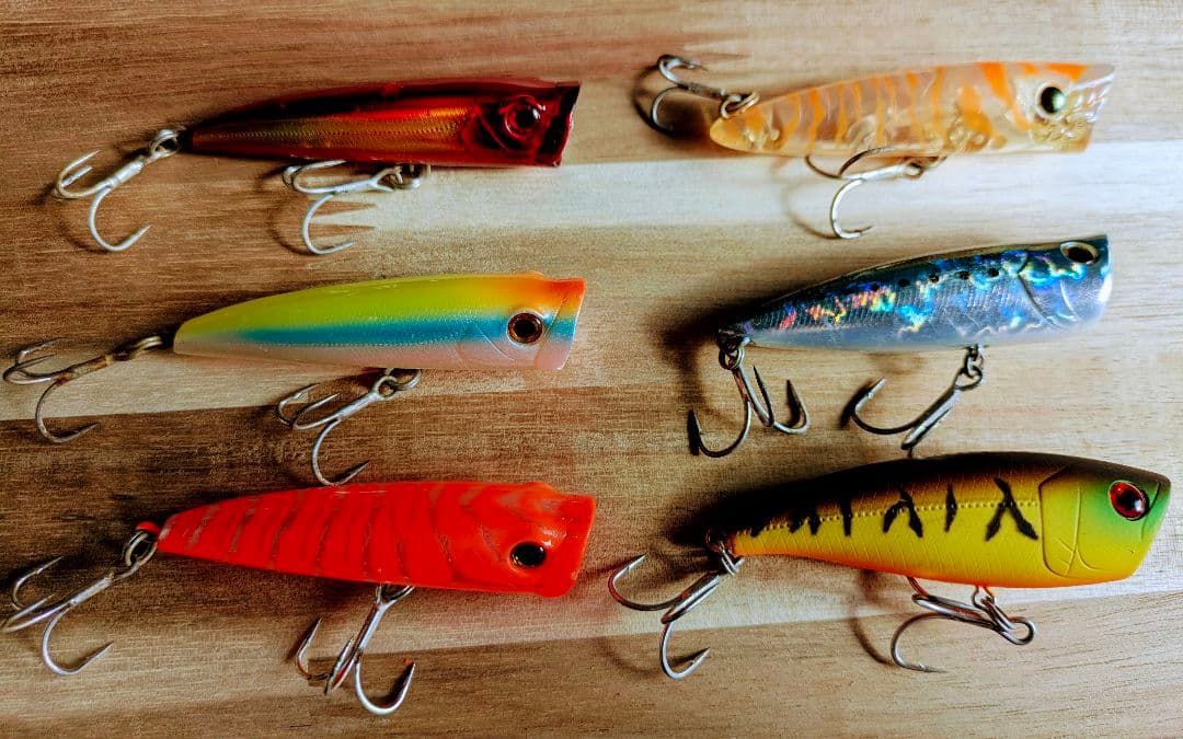 チヌ用トップウォータールアーセット 6個