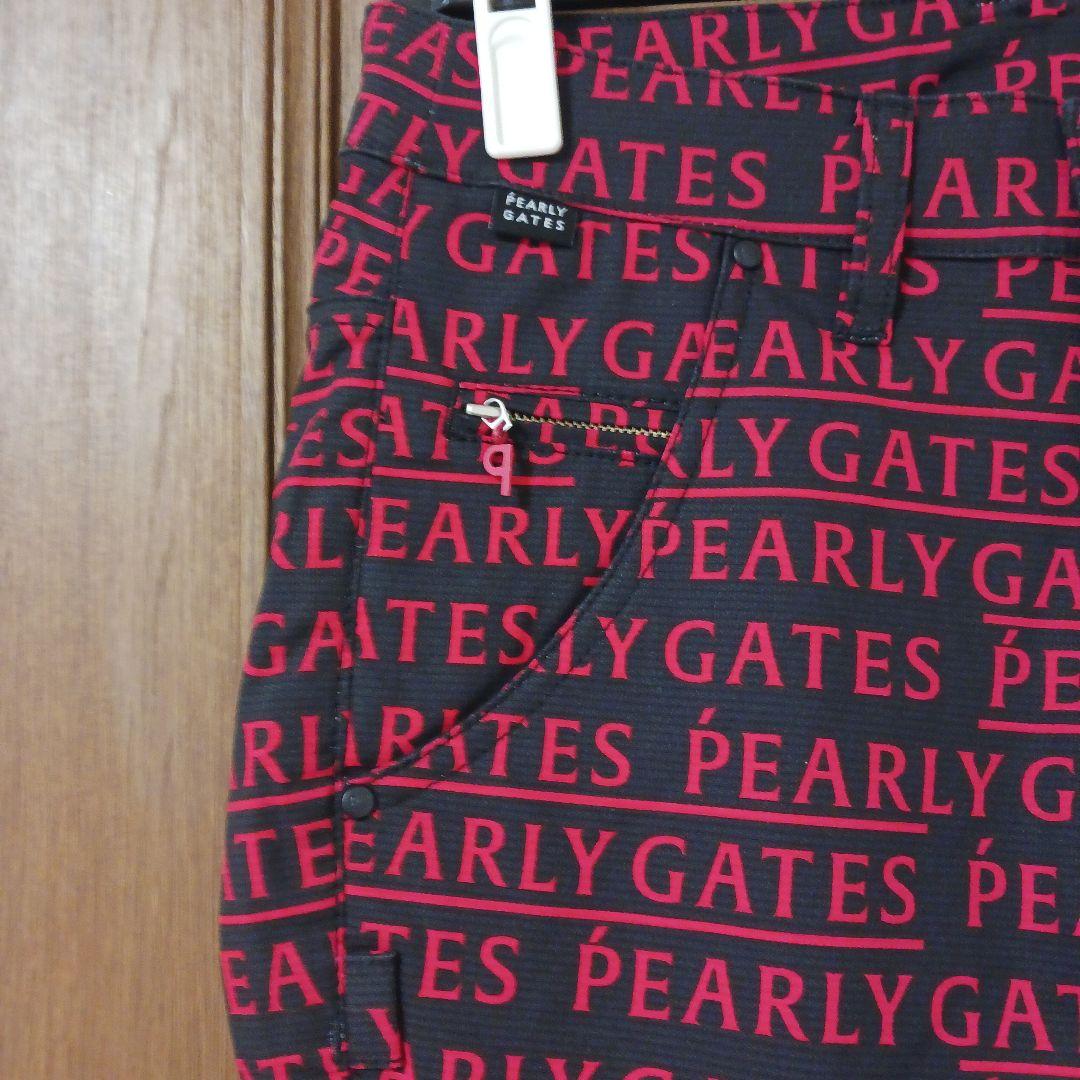 PEARLY GATES ロゴプリントパンツ