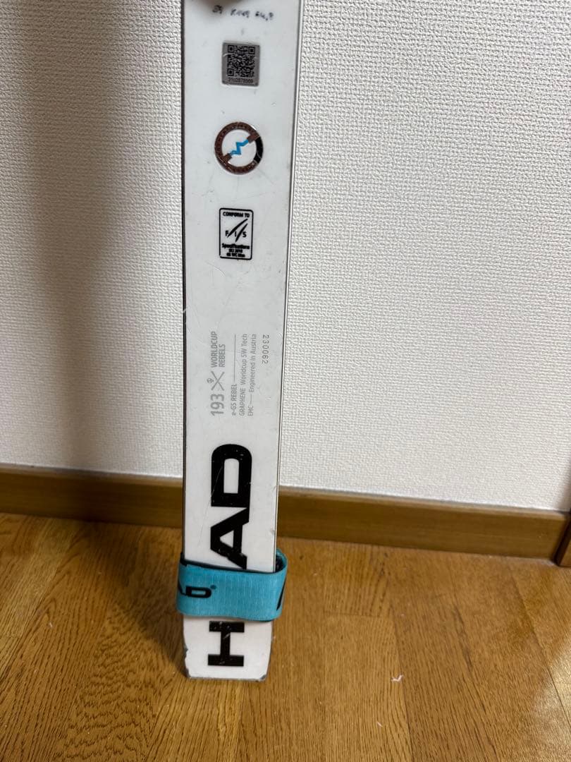 2023-24HEAD GS板 193 R30 板のみ(ビンディング無し)