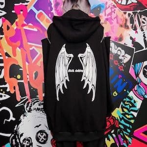 NieR 防寒裏起毛2WAY OFF-SHOULDER ZIP OUTER