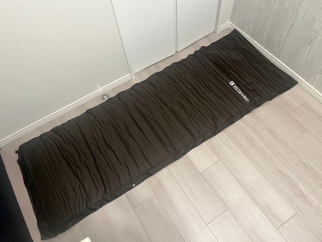 Hilander インフレータブルマット(枕付きタイプ) 4cm シングル2個