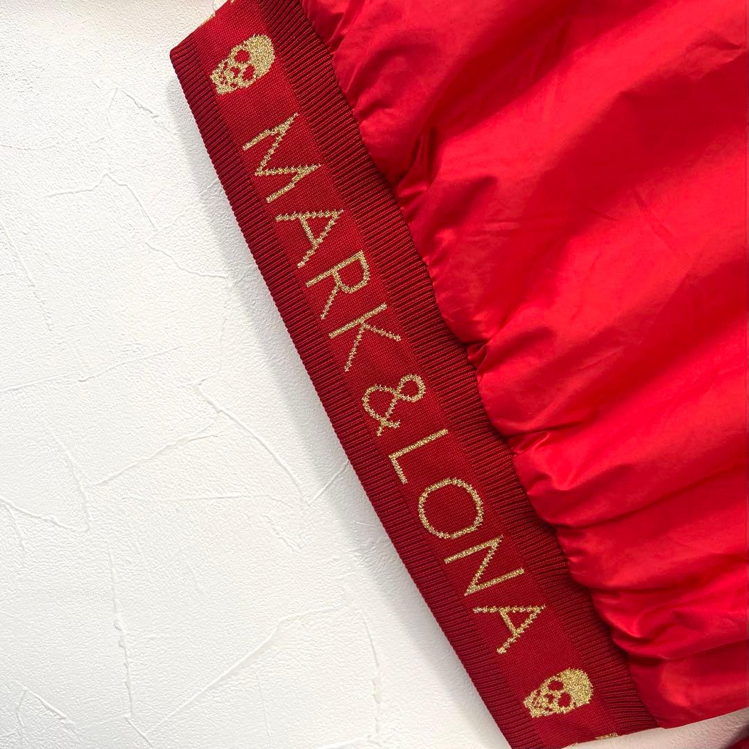 MARK&LONA マークアンドロナ　ナイロンジャケット レディース　ゴルフ　赤