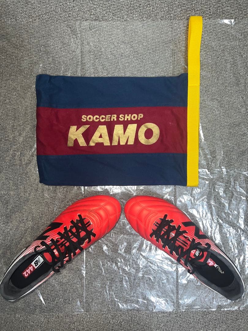 New Balance 442 PRO FG 27cm サッカースパイク 赤