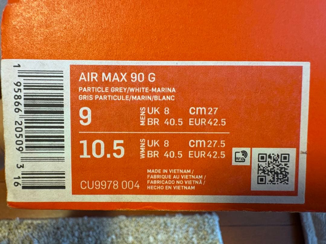 NIKE エアマックス90G CU9978004 ゴルフシューズ27cm