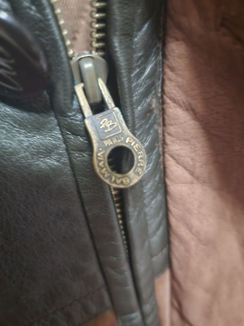 ヴィンテージ ピエール・バルマン 本革ジャケット に良い状態