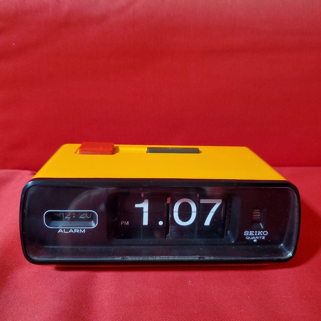 ミ*ト様 【美品】 セイコー パタパタ時計 置時計 目覚まし時計