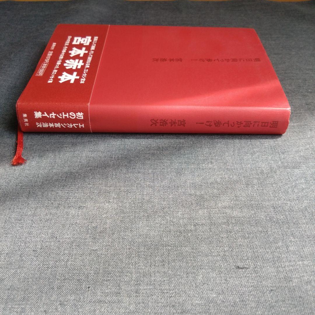 明日に向かって歩け！　 宮本赤本　エレカシ 宮本浩次　帯付き　初版