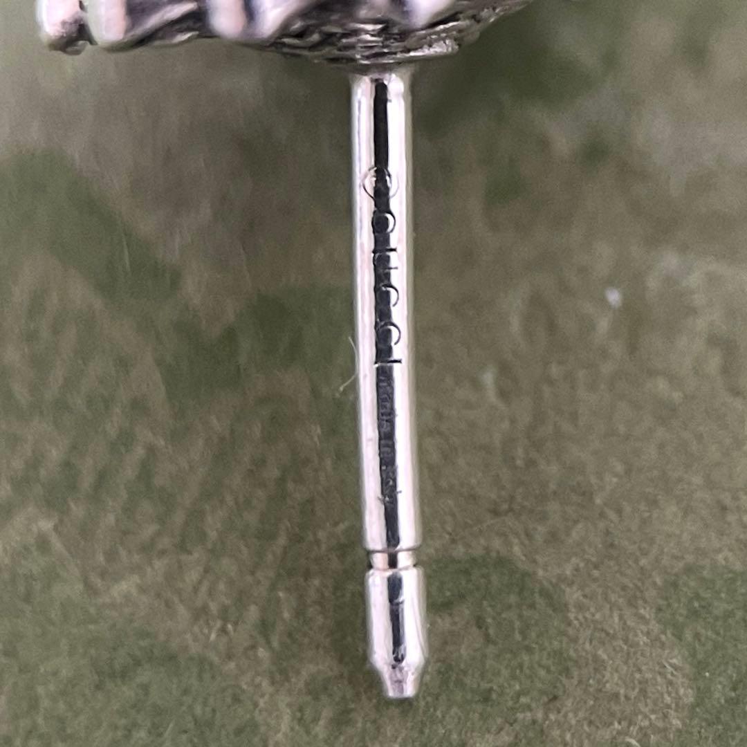 【極美品】グッチ　フラワーモチーフピアス片耳　メンズ/レディース　アラベスク