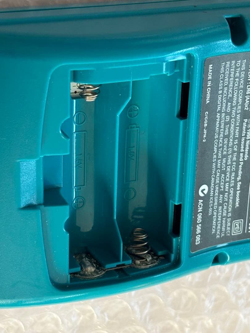 ジャンク品　ゲームボーイカラー　ブルー