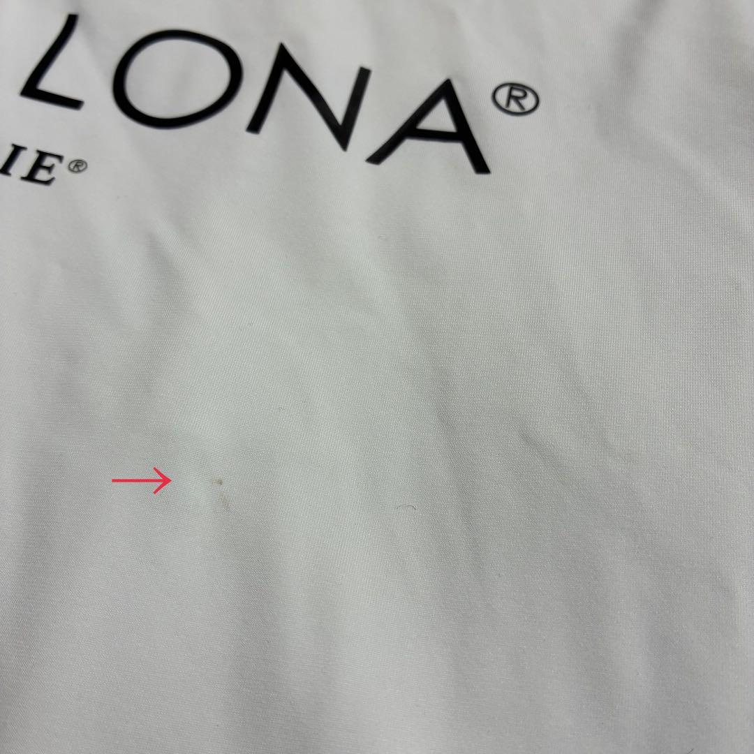 マーク＆ロナ モックネック インナー シャツ スカル ロゴ ホワイト 48(L)