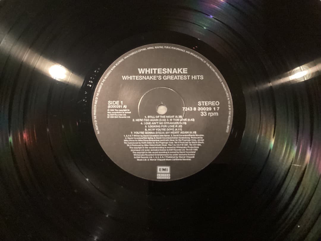 Whitesnake Greatest Hits ホワイトスネイク