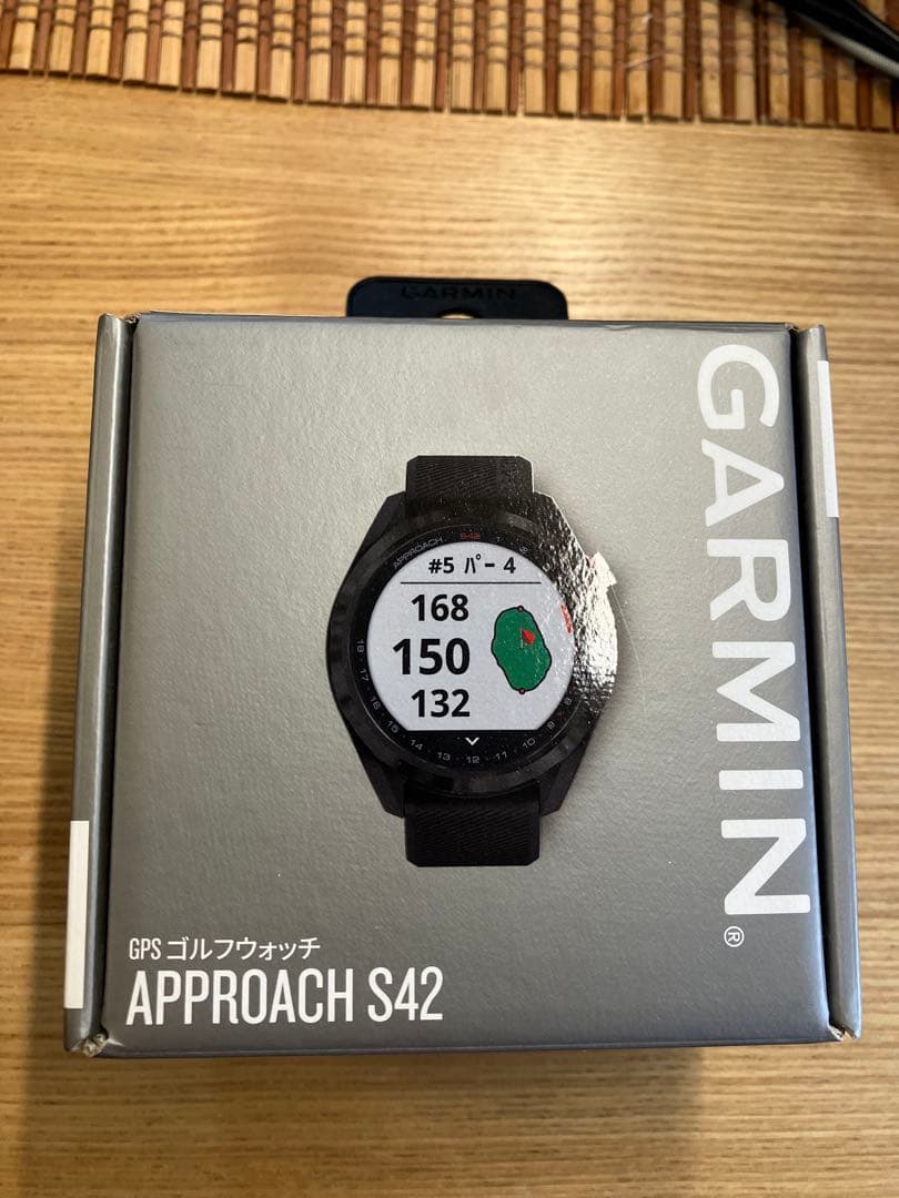 美品GARMIN スマートウォッチ APPROACH S42 ブラック S70