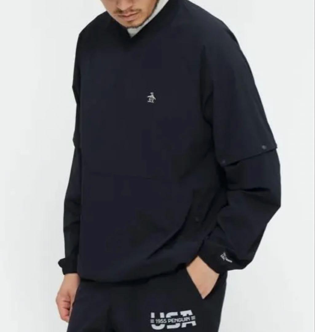 MUNSINGWEAR ネイビー Vネックシャツ