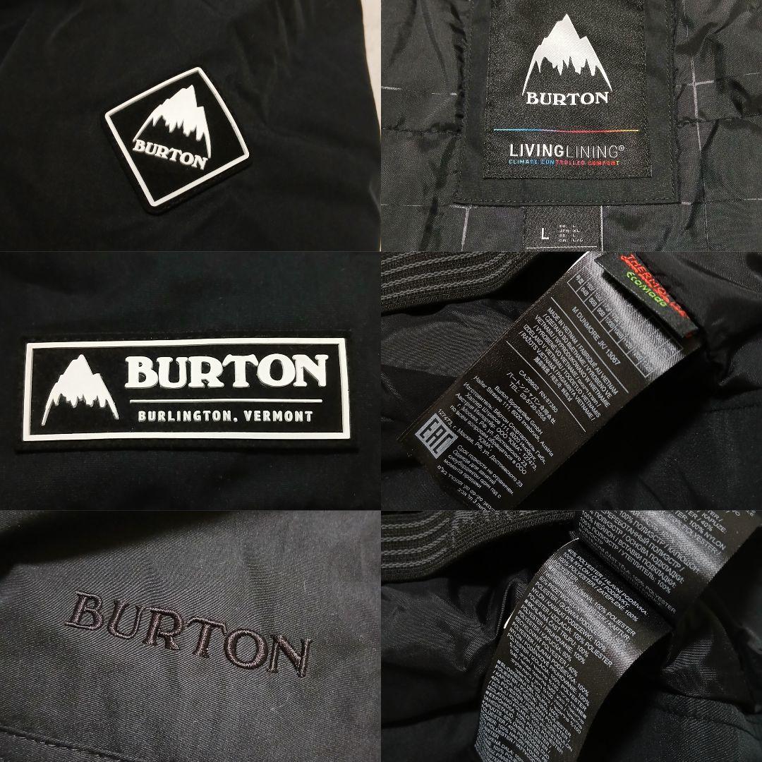 【極美品】BURTON サーモライト フードライナースノボジャケット ラバーロゴ