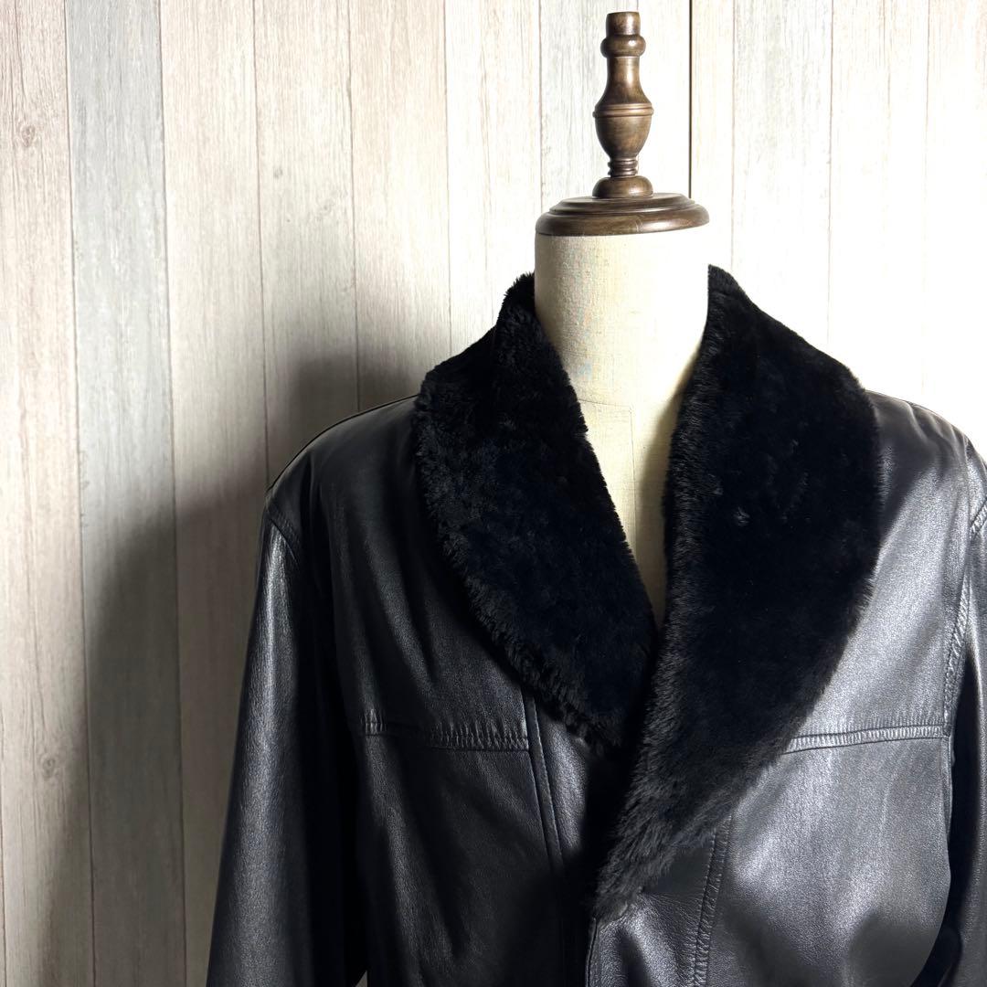 2596【未使用級・極美品】イタリア製 VERA PELLE レザージャケット