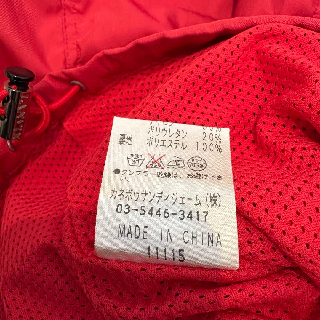LANVIN SPORT ランバンスポール ジップベスト 赤 サイズ40 Ｌ
