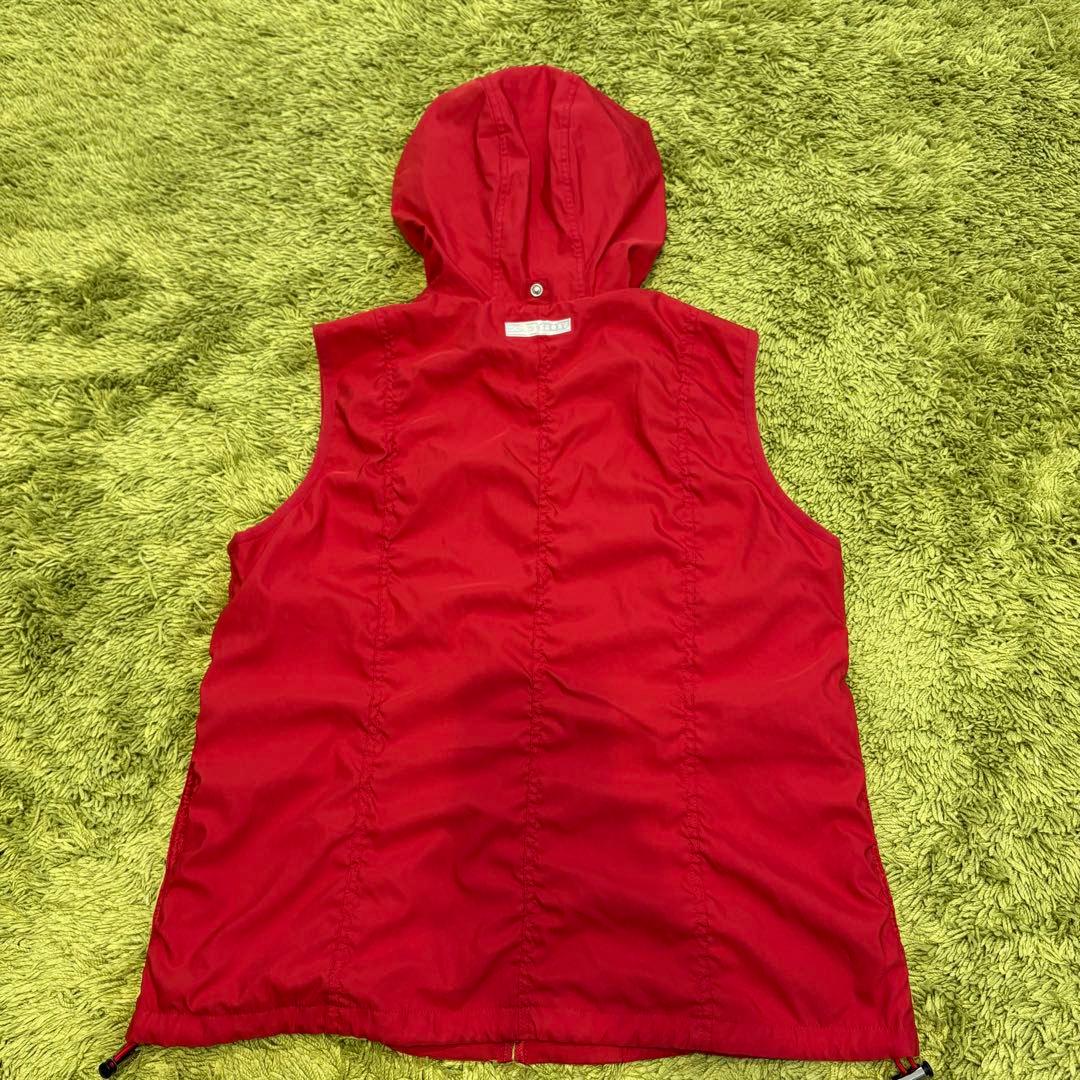 LANVIN SPORT ランバンスポール ジップベスト 赤 サイズ40 Ｌ