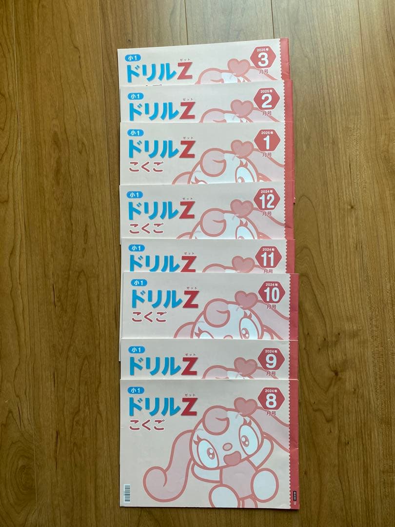 【未記入】 Z会　小1 2024年8月〜2025年3月 エブリスタディ、ドリル他