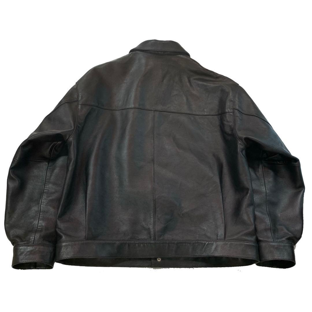 美品 BEAUTY&YOUTH セミベジタブル レザートラッカーJKT 羊革