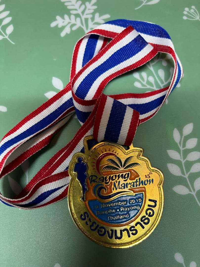 海外マラソン　メダル　完走thaiタイ泰Finisher/Marathon