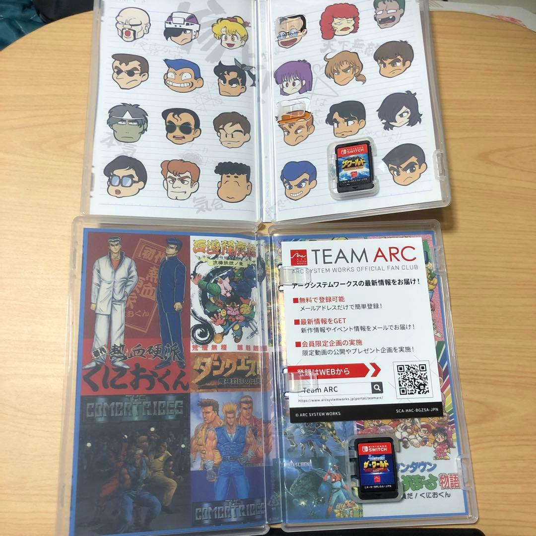 Switch くにおくんザワールド、テクノスザワールド　2本セット！