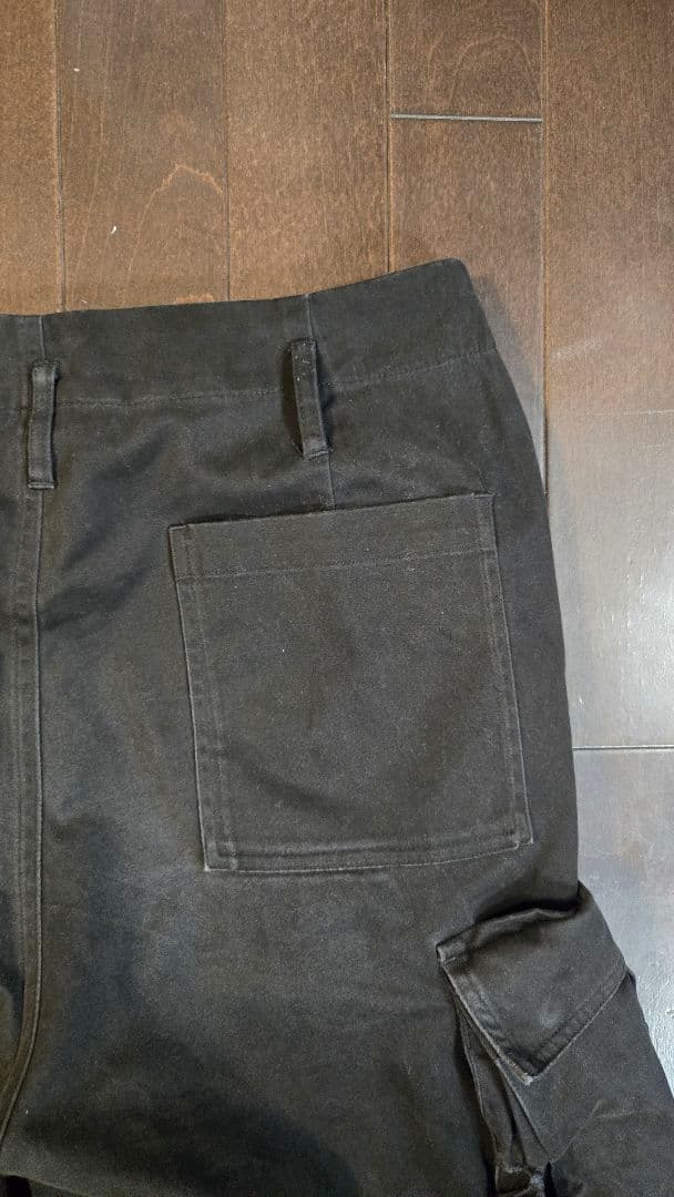 GRANCY　ZipDesign CargoPants ブラックMサイズ