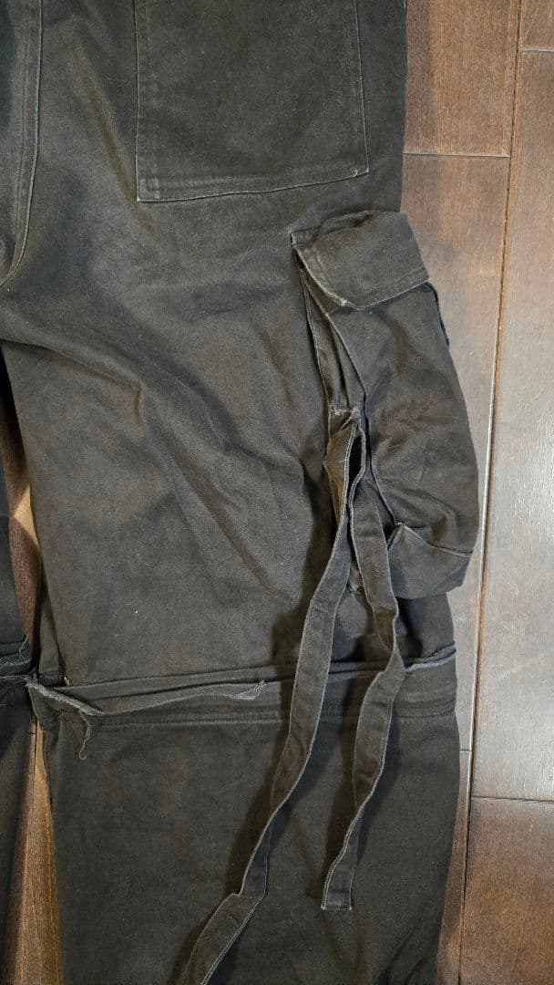 GRANCY　ZipDesign CargoPants ブラックMサイズ