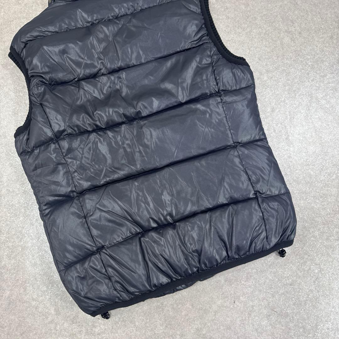 DIESEL ディーゼル ダウンベスト フルジップ ドローコード ブラック M