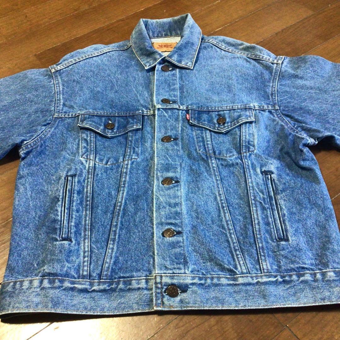 ◇88年USA製リーバイス 70507-0214 Gジャン(M)身幅57cm