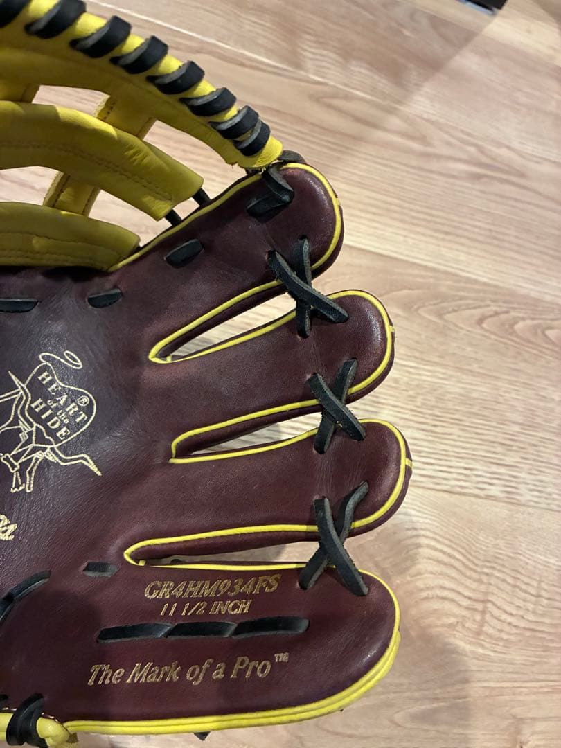 Rawlings 軟式グローブ ブラウン/イエロー