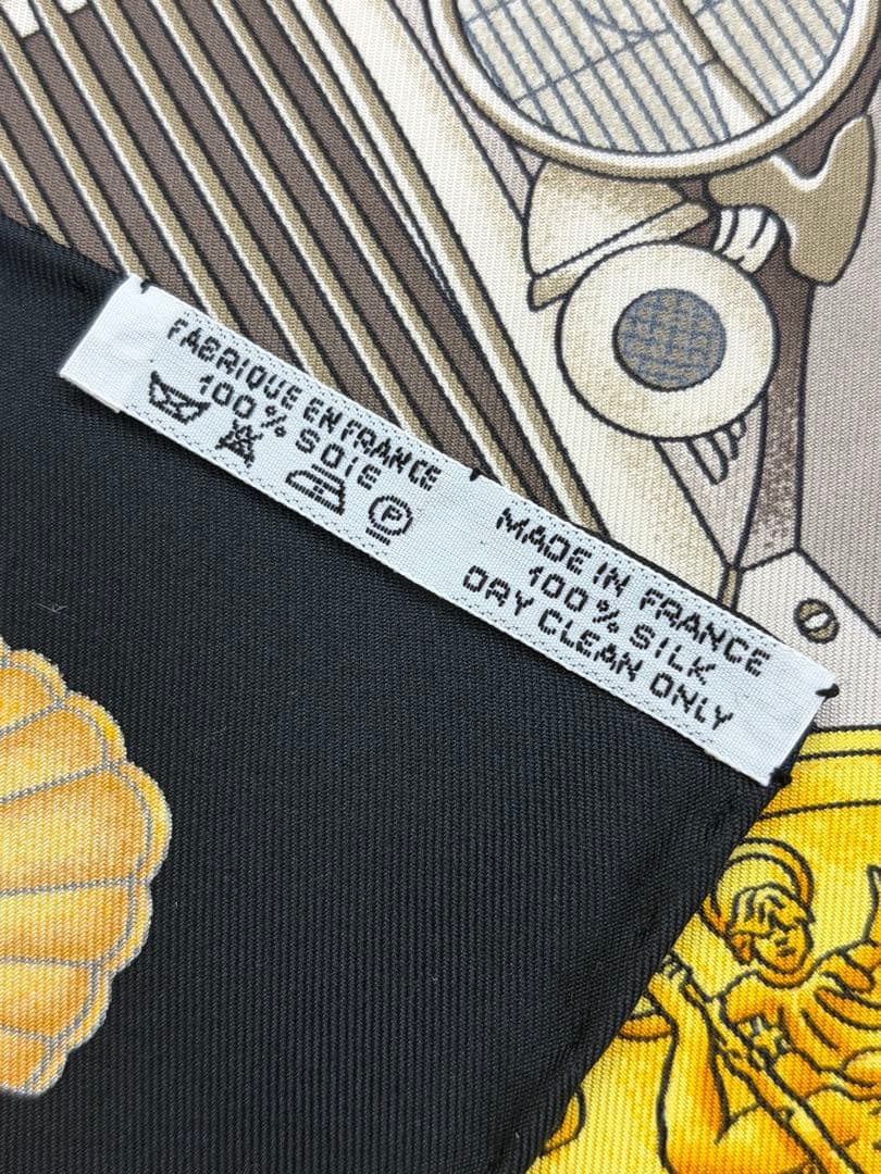 未使用品 エルメス HERMES カレ90 スカーフ オートモービル