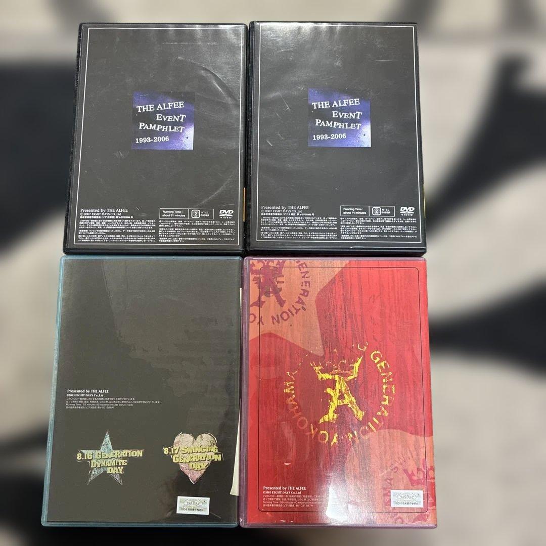 THE ALFEE 夏イベDVD 4点セット 2001〜2003