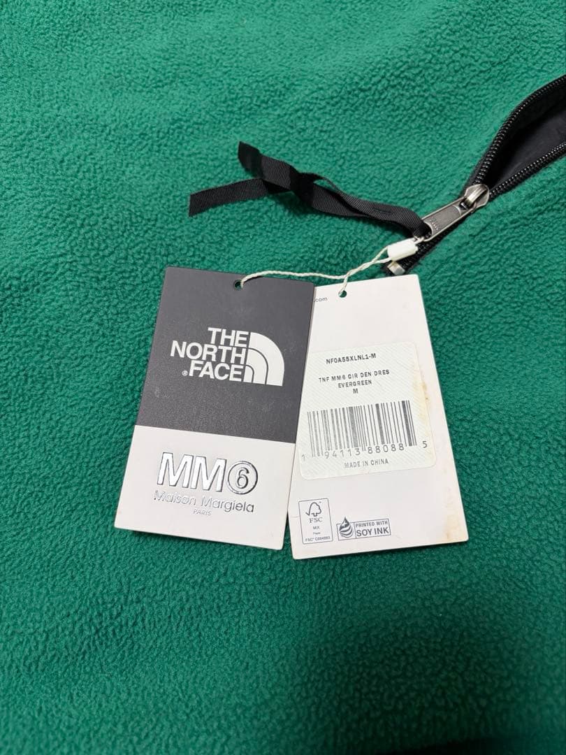 MM6 × NORTH FACE サークル デナリ ドレス　M　マルジェラ　緑