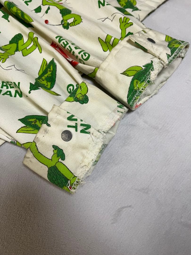 70s GREEN GIANT総柄ジャケット オモシーチャンネル ヤマダレン着用
