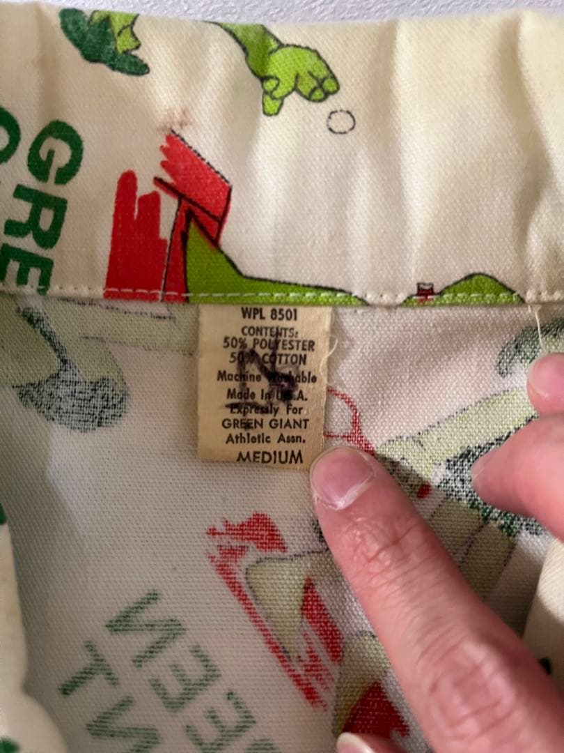 70s GREEN GIANT総柄ジャケット オモシーチャンネル ヤマダレン着用