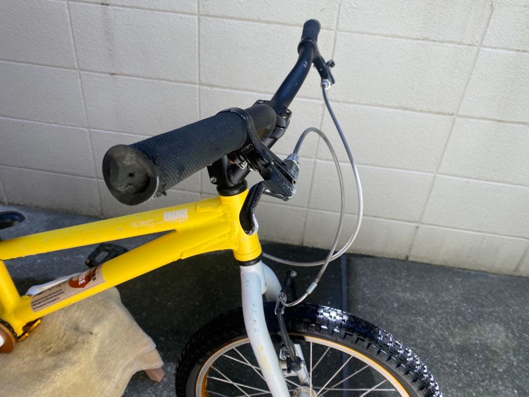 トライアルバイク 20インチ イエロー　キッズサイズ