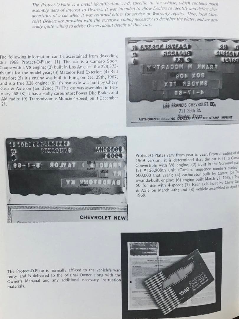 CAMARO! Chevy’s Classy Classics