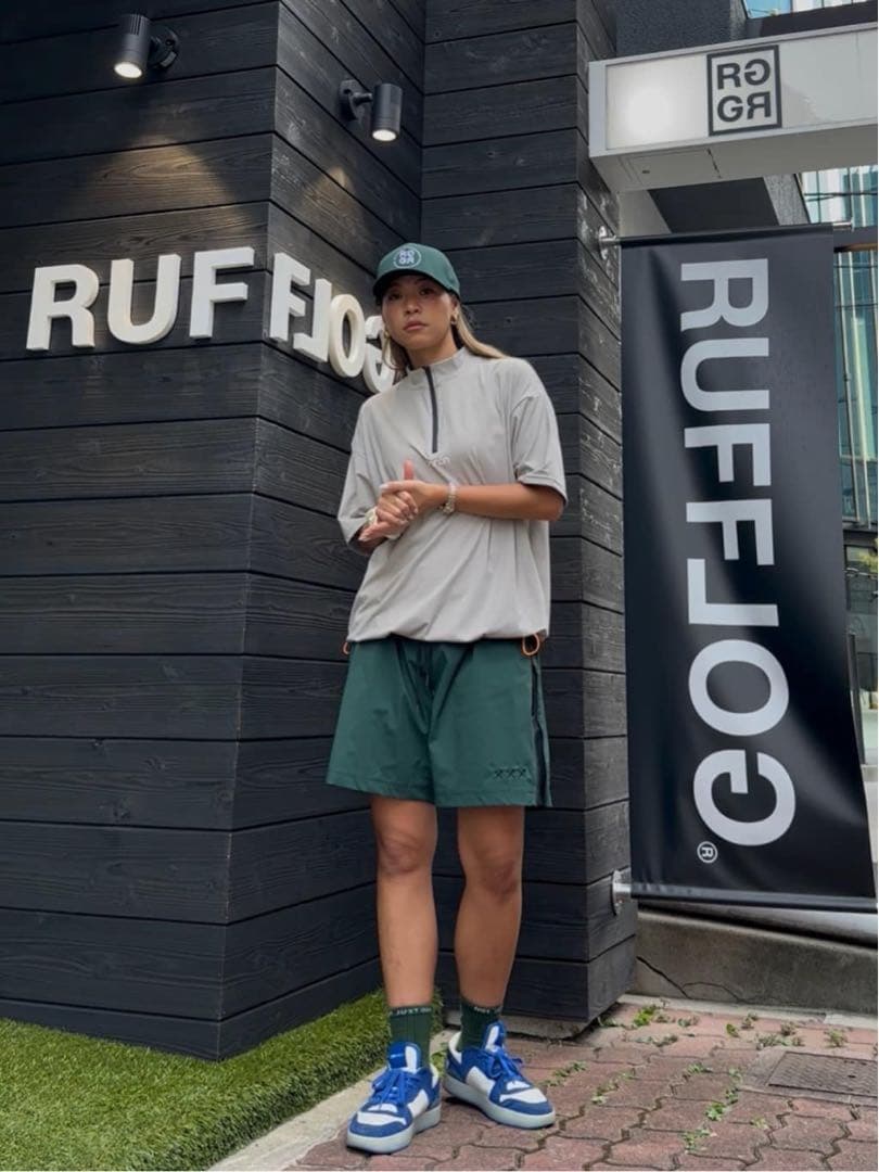 新作　RUFFLOG TNRCN HALF-ZIP TEE ラフロッグ　未使用