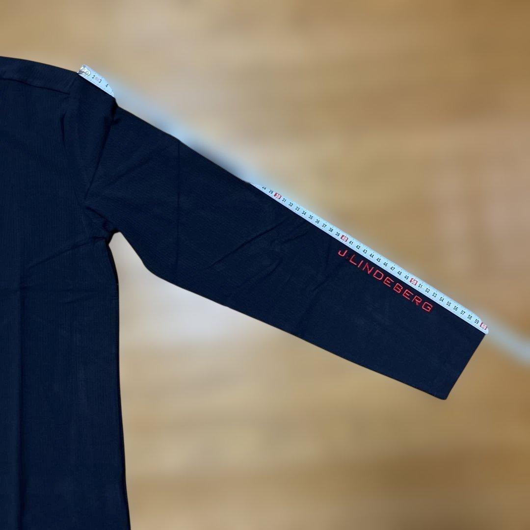☆新品☆J.LINDEBERGジェイリンドバーグゴルフ　長袖ハイネックネイビーL